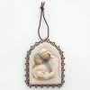 Holy Family Metal-Edged Ornament